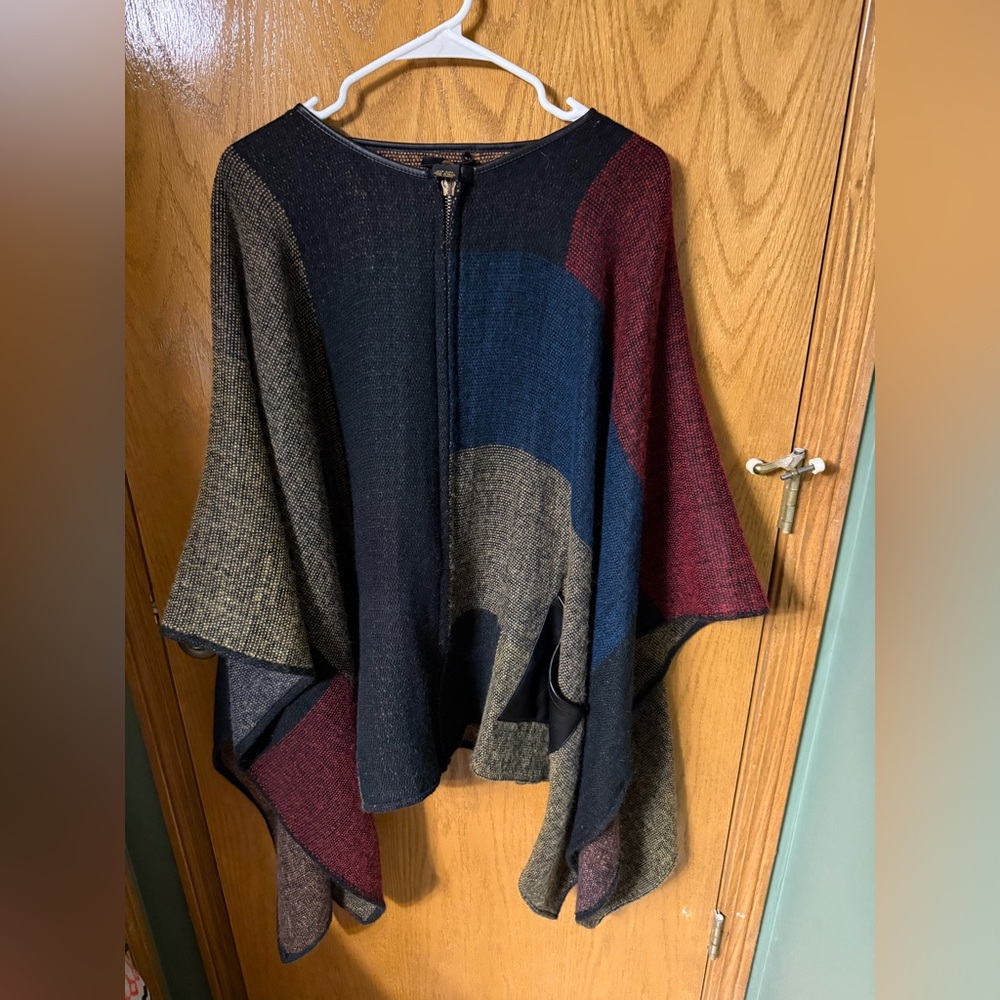 Big Buddha Multicolor Women's Sweater Poncho